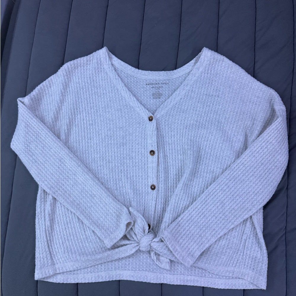 Button-Up Knit Cardigan